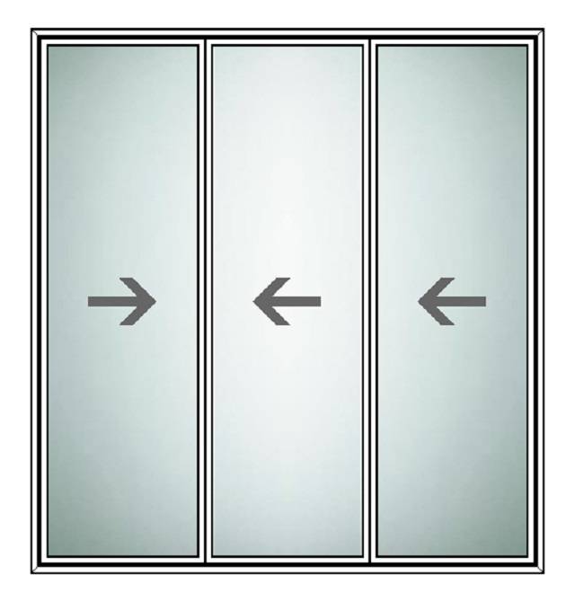 Secondary Glazing Horizontal Slider C9 Three Panel