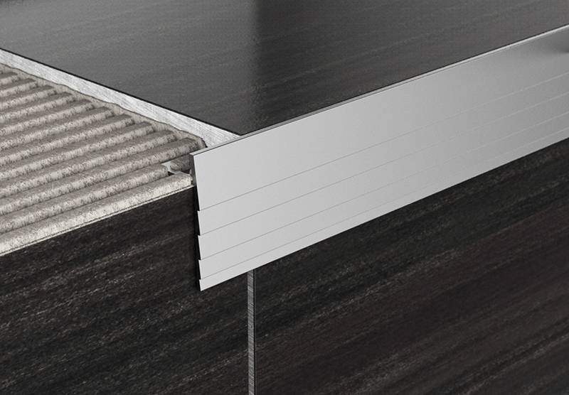 Mapei - Diaplas Aluminum Stair Nosing Profile - Profiles and Trims 