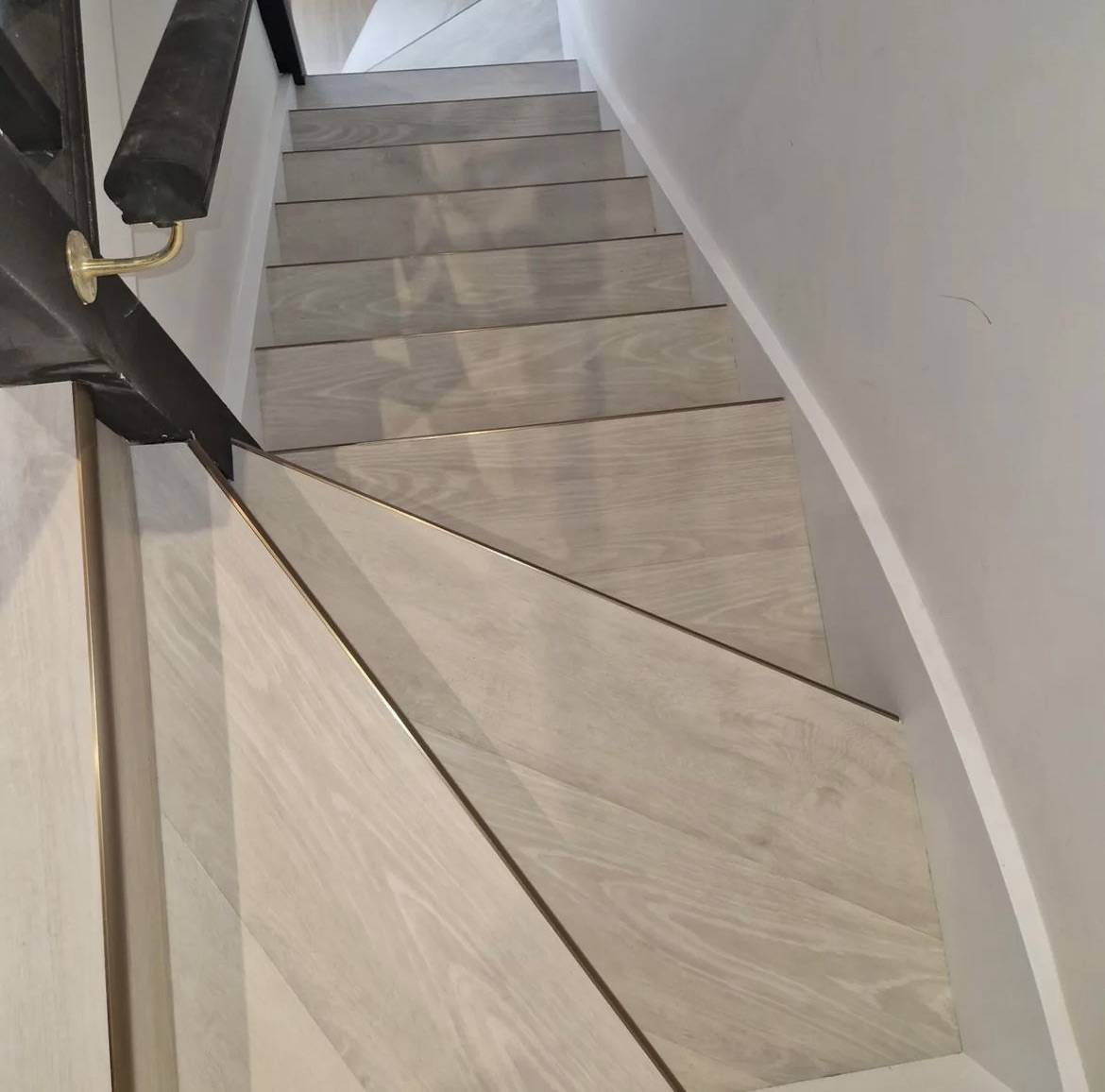 Aluminium LVT Stair Edge Profiles