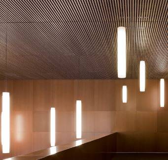 Derako® Solid Wood Grill Ceilings - Wood grill ceiling system