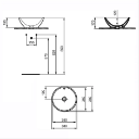 Edit R 38cm Vessel Washbasin - Washbasin