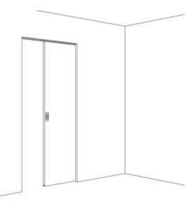 Junior 80 Z Pocket (Sliding Door Hardware)