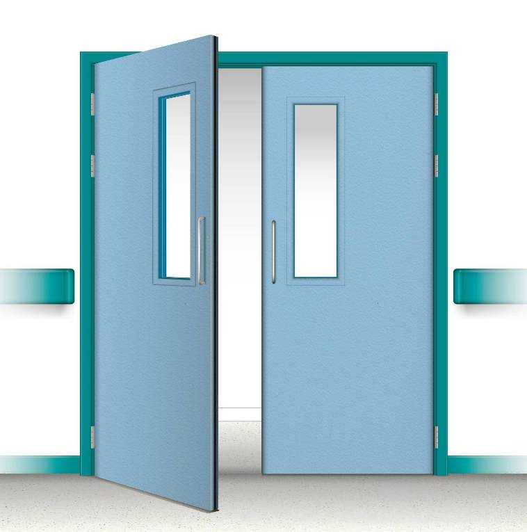 Dfendoor Double Door - PVC Postformed Severe Duty Doorset