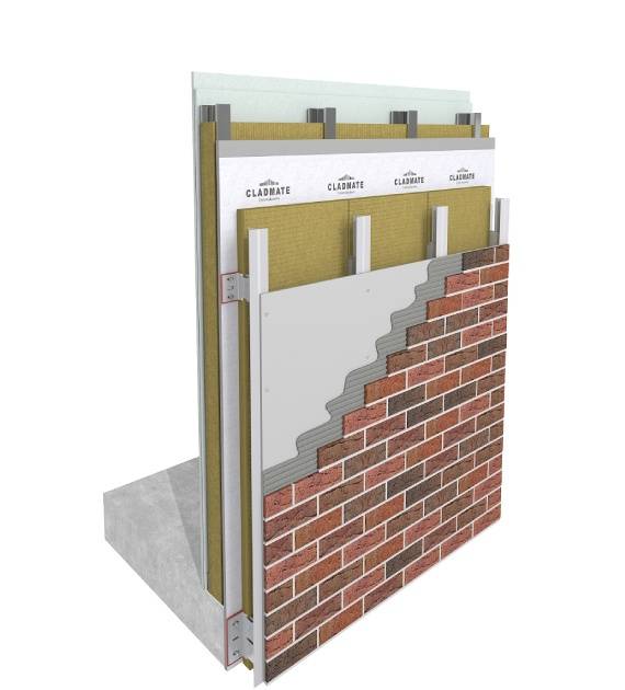 CMS30 Bonding Brick Slip Cladding System | Cladmate Facade Systems ...