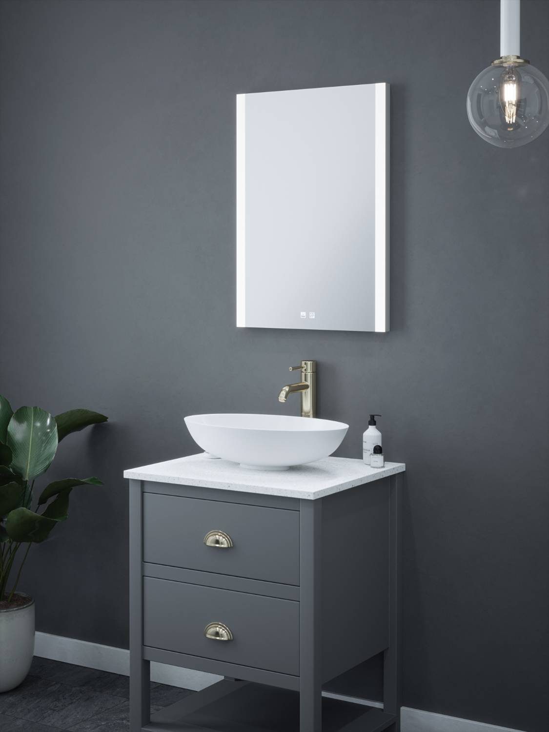 Mirror - Windsor Illuminated CCT LED Mirror - LED Mirror with Lighting
