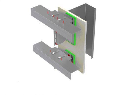 NVELOPE® Rainscreen Sub Frame System - NH3 - Rainscreen Cladding System