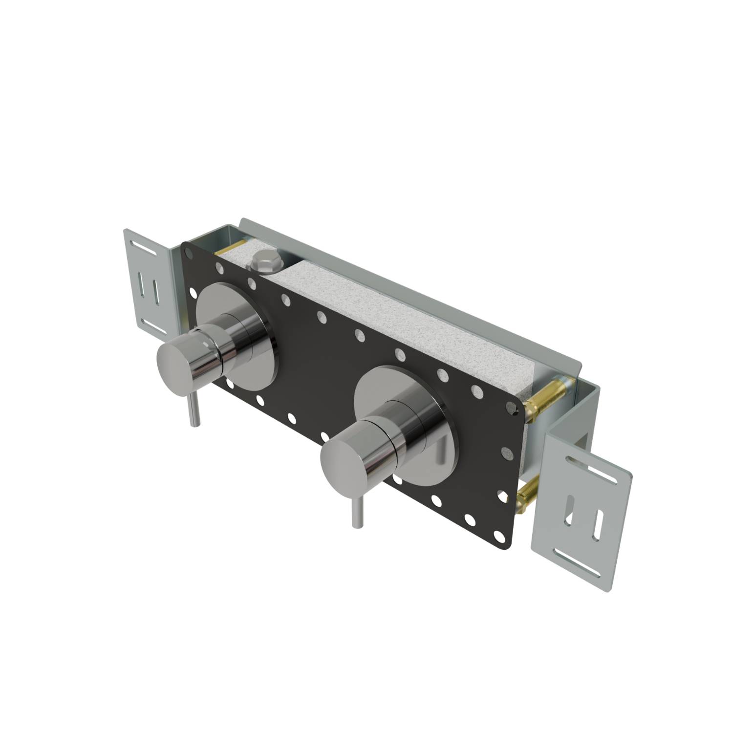 Qtoo collection: Built-in part three-way shower w/ thermostat - Taps and Showers