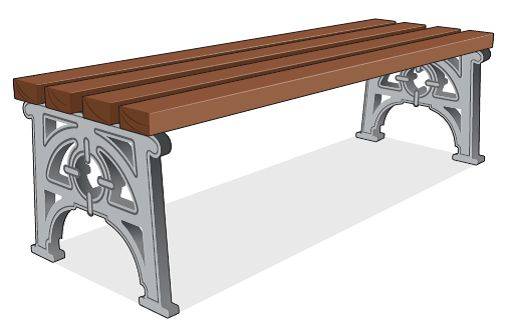 ASF 501s Cast Iron Bench