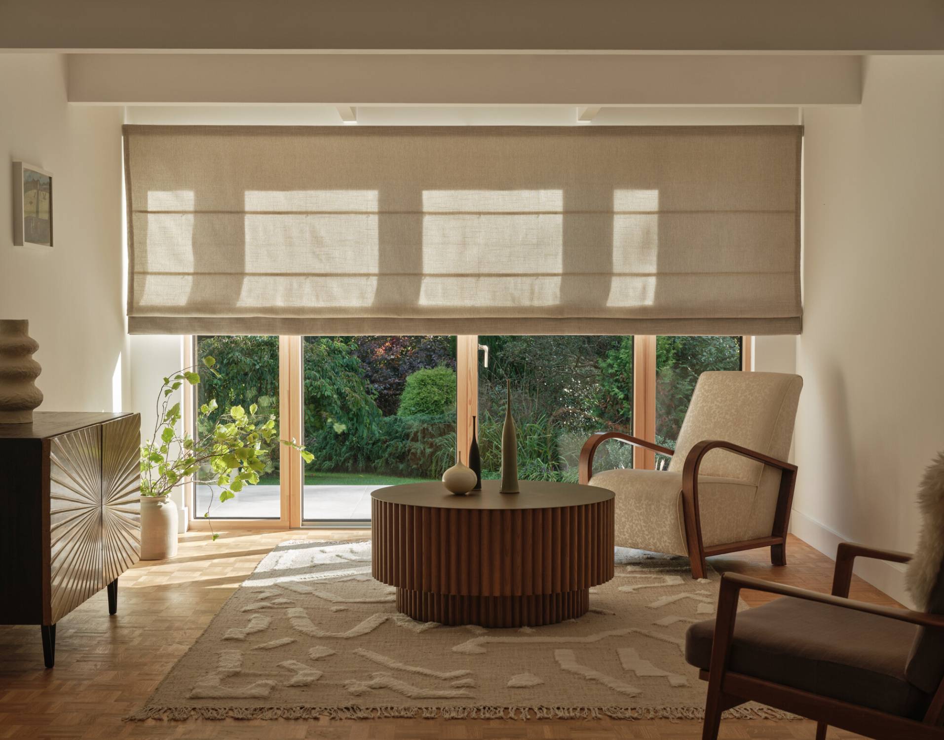 Roman Blind - Motorised - Silent Gliss SG 2360 - Motor Operated Roman Blinds