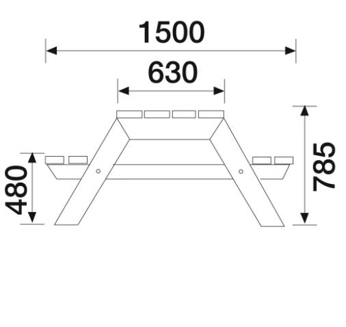 Springfield Picnic Bench