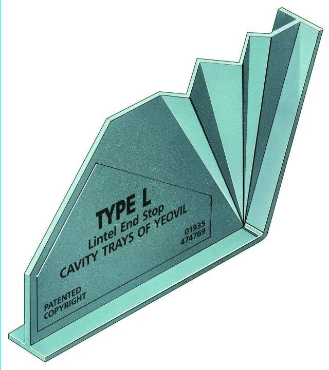 Type L Lintel Stop End