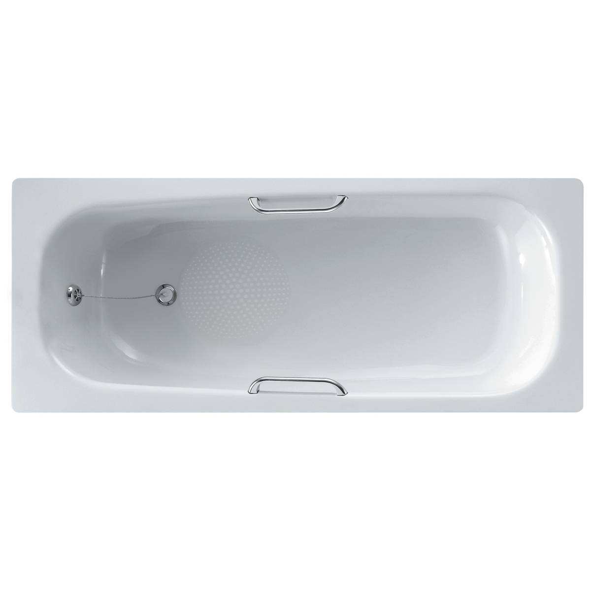 Nisa Lowline Steel Bath 170cm - Bath