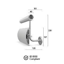 CS Acrovyn® PVC-Free HRB-50N Combined Hand/ Crash Rails