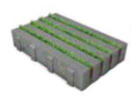 EcoSteen Stroke Paving Units - Permeable Concrete Paving