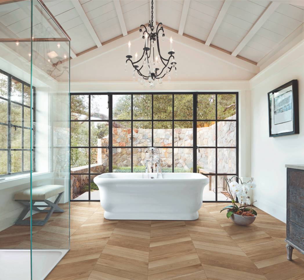 Chev Wood - Wood-Effect Porcelain Tile Collection