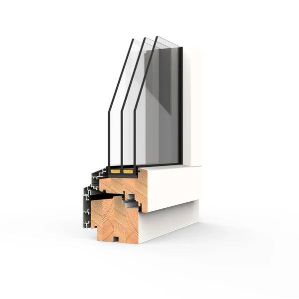 P33A/T Inward Open Alu-Clad Timber / Timber Only Window