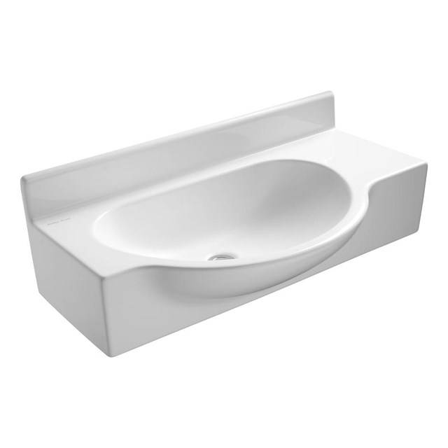 Airside 80 cm Wall Mounted Washbasin