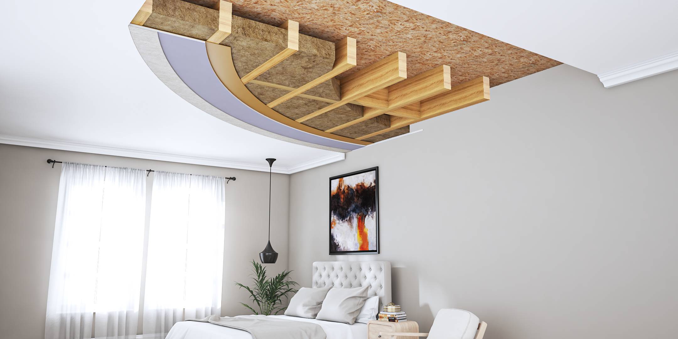 MuteBoard 2 Timber Ceiling - Ceiling Soundproofing