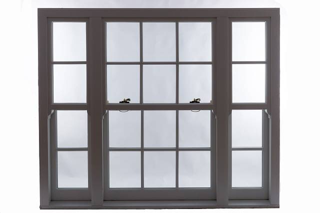 Heritage Rose Sash Window - Slim Mullion Triple - Sash Window