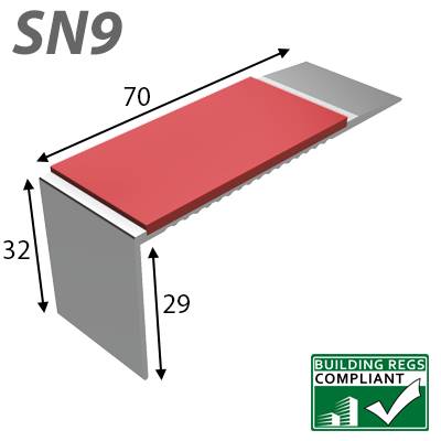 Stair Nosings SN Range Stair nosing - Stair edgings 