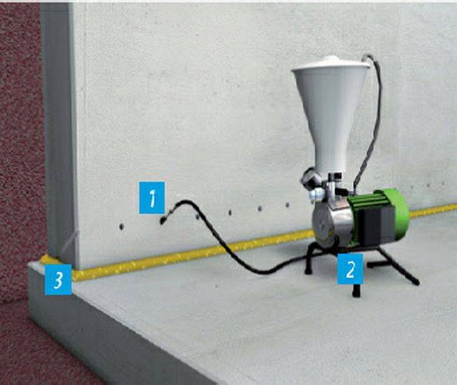 Koster Waterproofing System for Construction Joints in the Wall/Floor Junction
