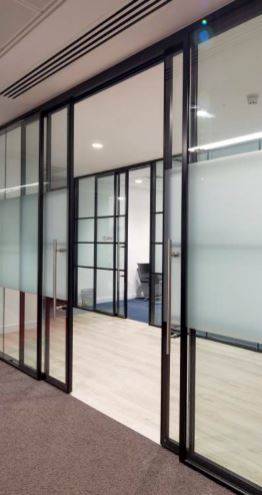 Glazed Sonik Sliding 70 Door Single