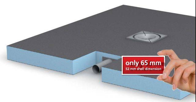 wedi Fundo Plano Floor Element - Shower tray/ shower former