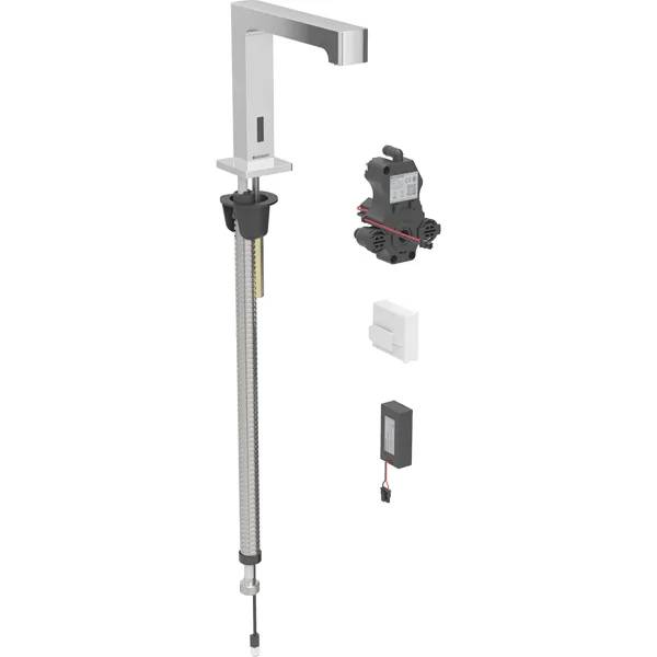 Geberit Brenta washbasin tap, deck-mounted, battery operation, for concealed function box