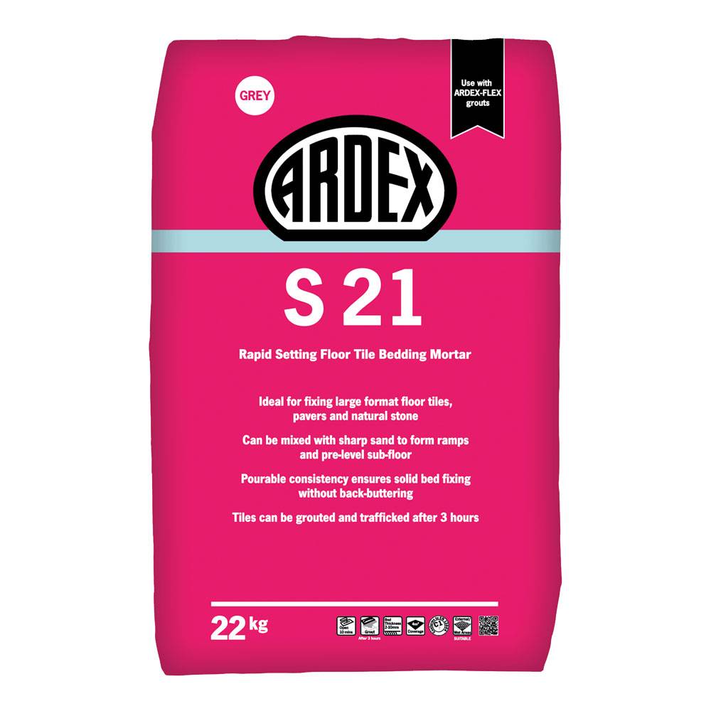 ARDEX S 21 Rapid Hardening Floor Tile Bedding Mortar