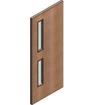 FD30 Double Door Flush Frame - Vision Panel 5