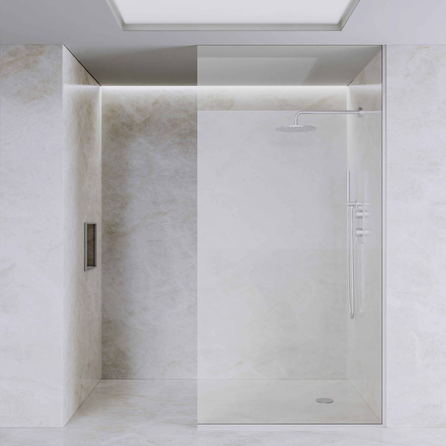 D26004 - Dolphin Frameless Wet Room Screen
