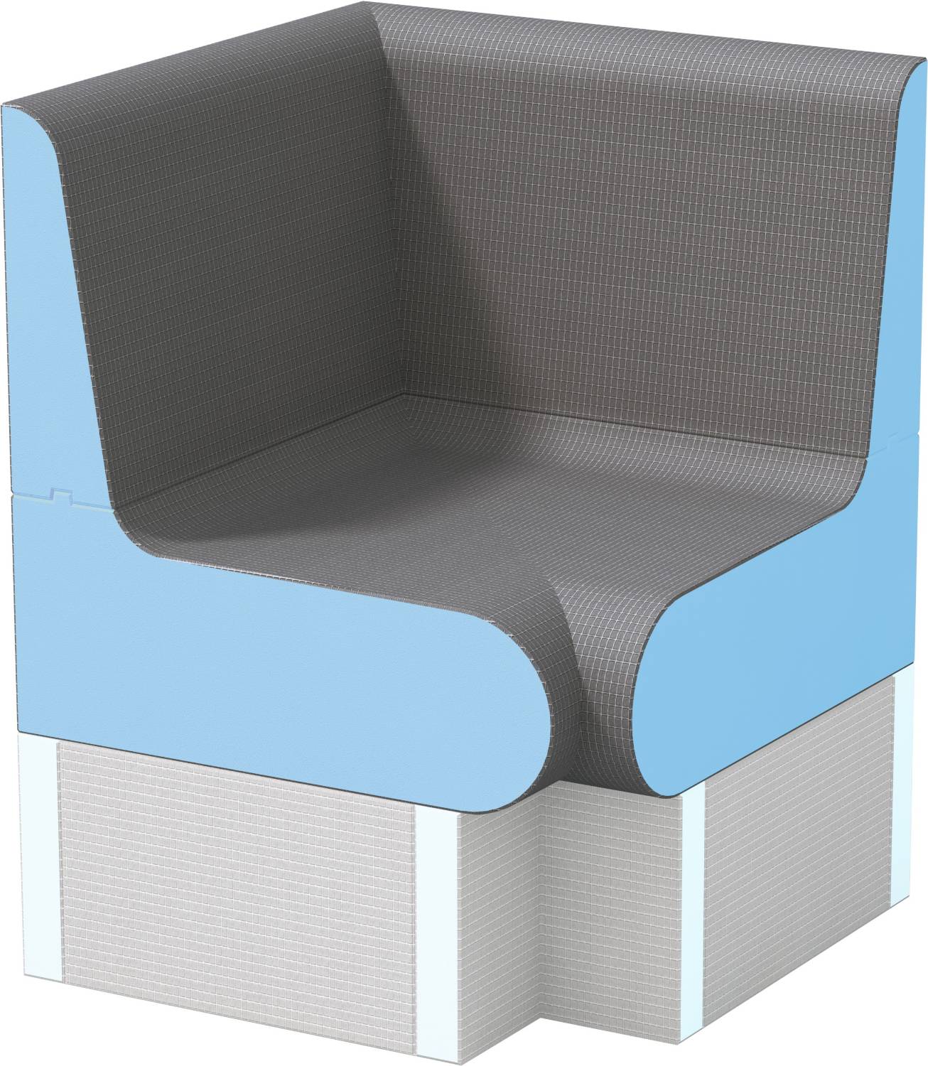 wedi Sanoasa Bellina Bench Corner Element