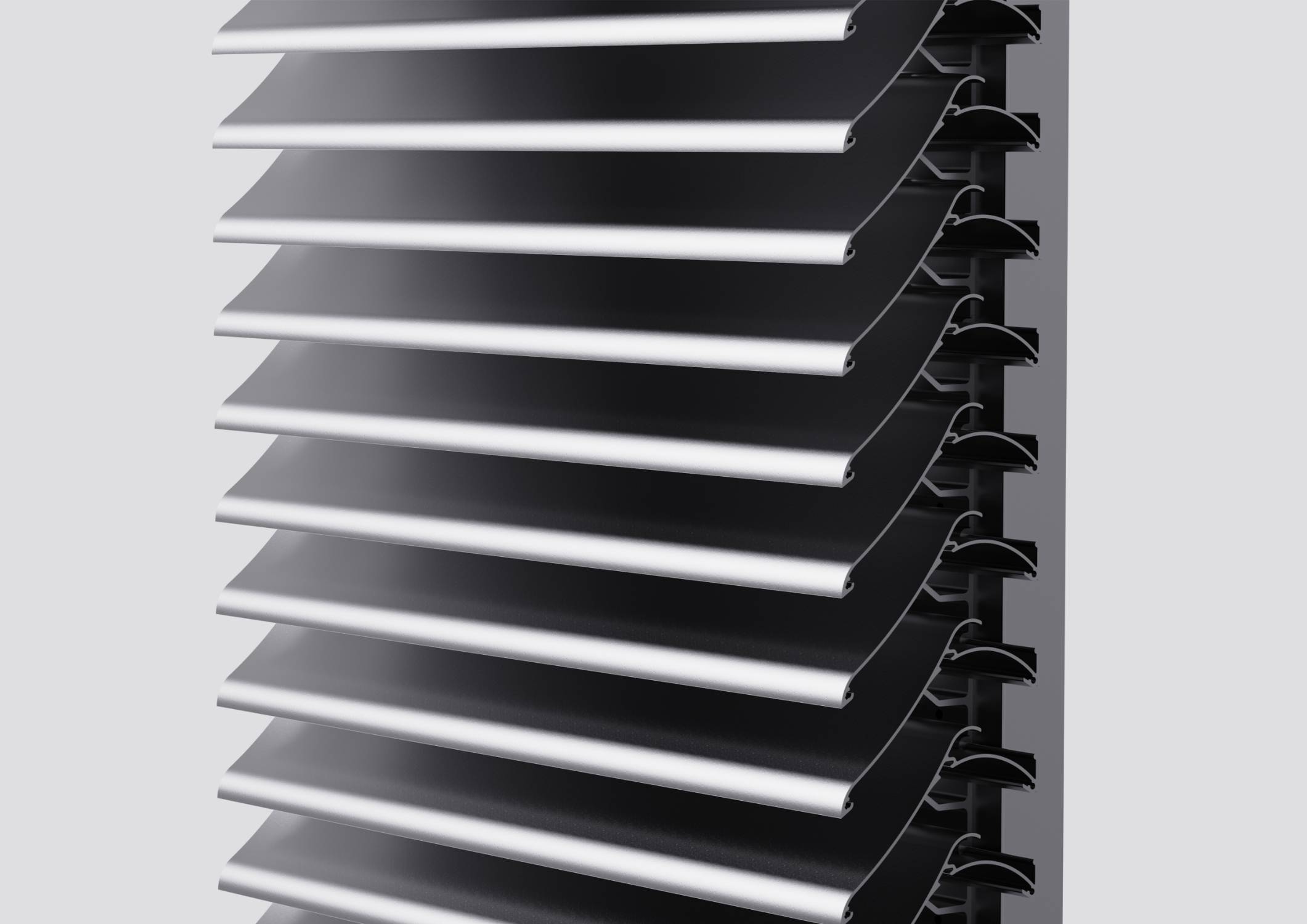 VEGA Continuous Performance & Weather Louvre Walls