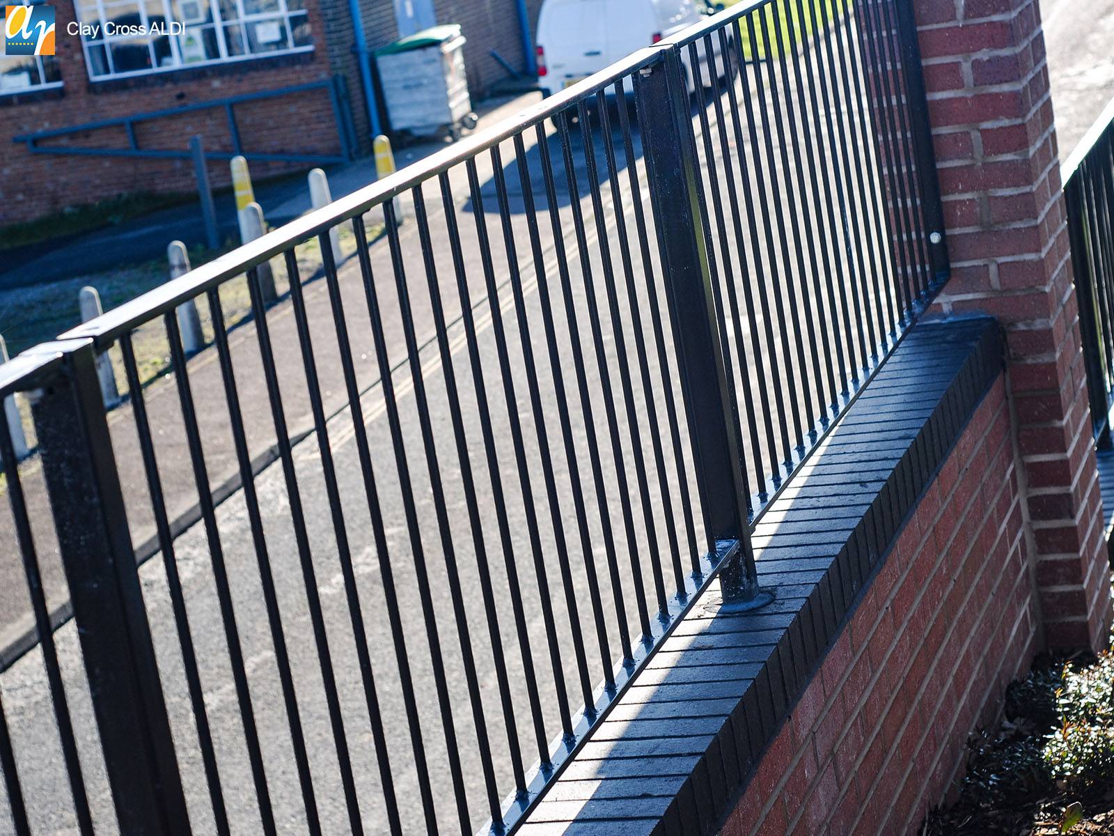Flat Top Steel Railings – Simple Mild Steel Boundary Fencing for Residential, Educational & Public Spaces