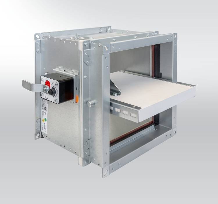 FDMQ - Rectangular EIS Fire Damper (≤1500x800mm) - Manual/Motorised  - Fire Damper 