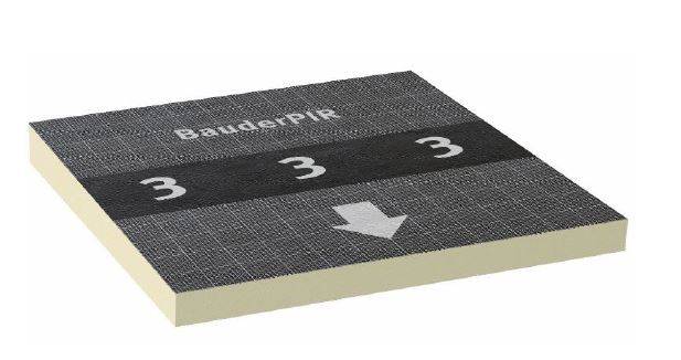 BauderPIR FA G16 Foil-Faced Tapered Insulation