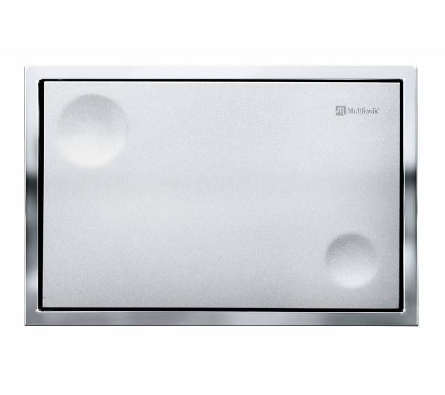 TRF0428AT Multikwik Flush Plate - Atlas Recessed (Matt Chrome Finish)