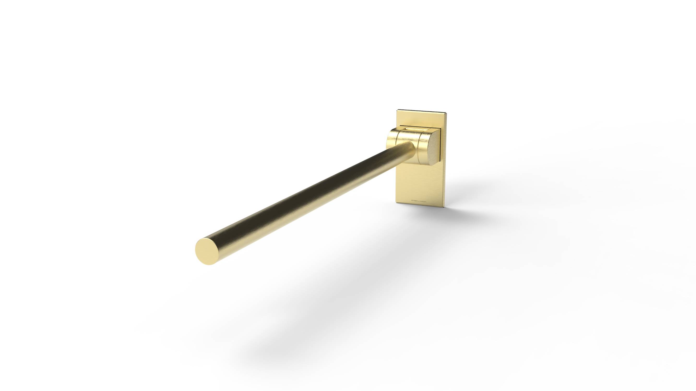 The Gosfield Concealed Fixing Single Arm Hinged Support Rail - Drop Down Rail