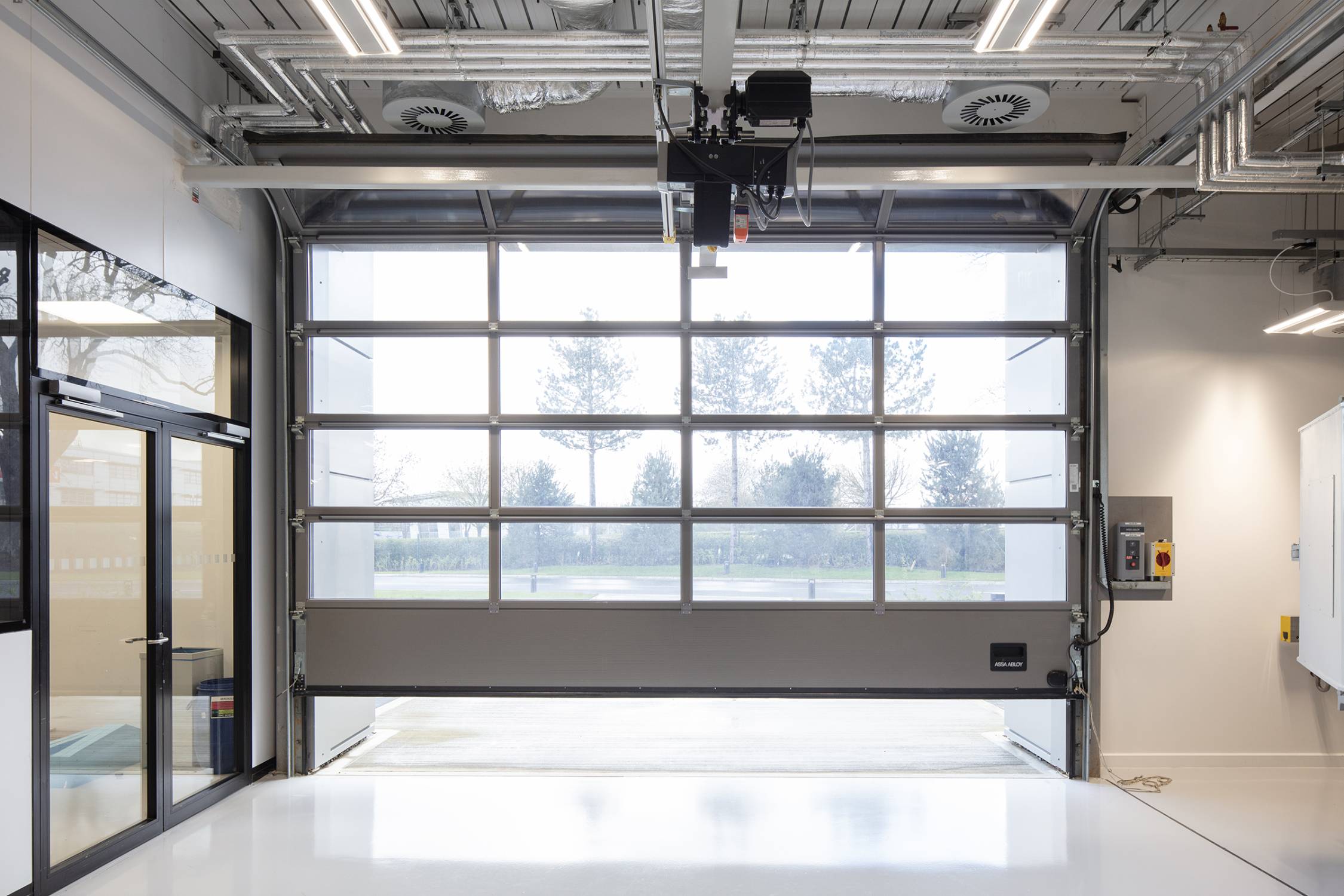 Crawford OH1042FI Glazed Insulated Sectional Door - Overhead Sectional Door