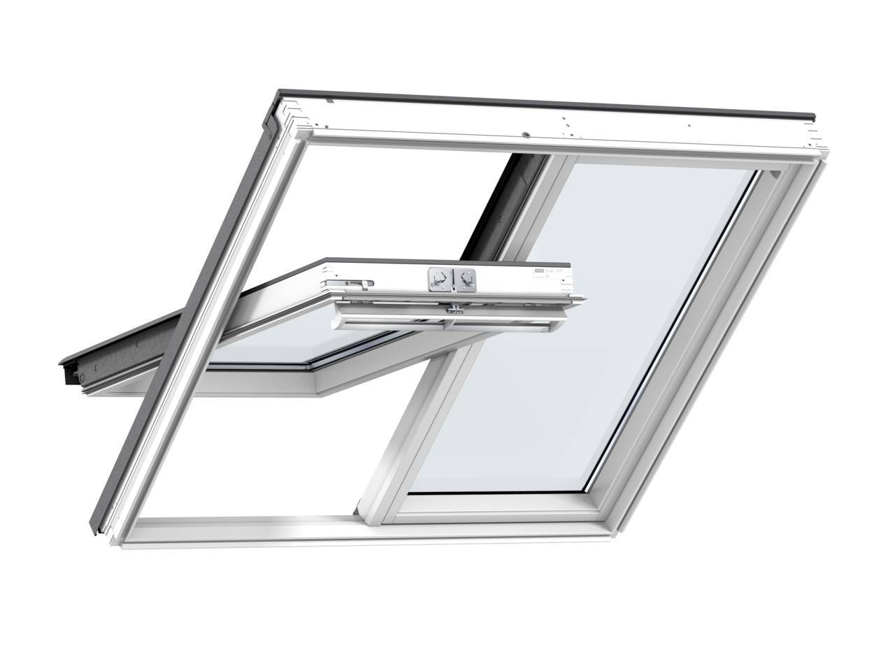 GGLS 2in1 Centre-Pivot Timber Roof Window.