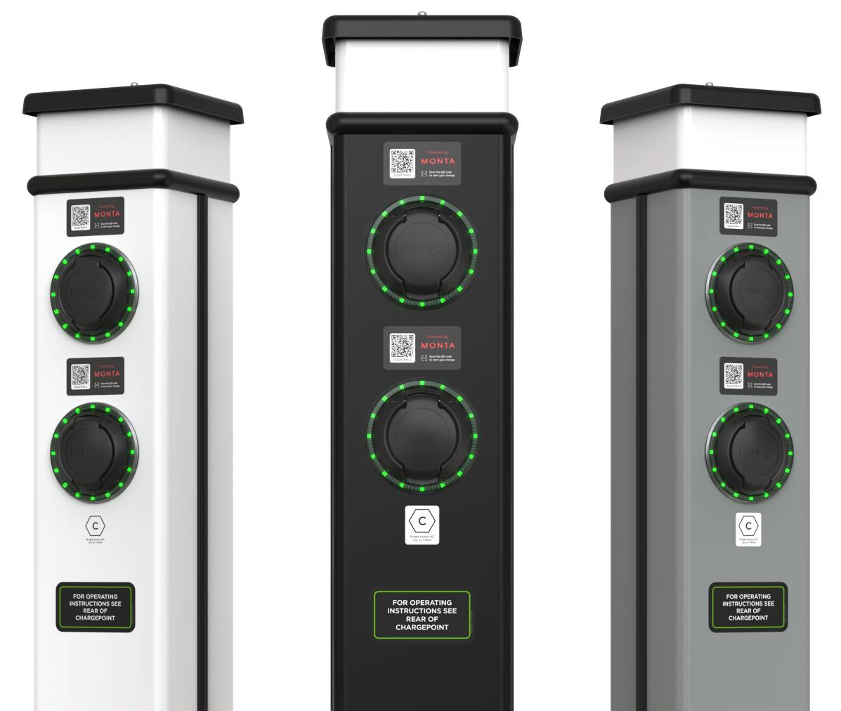 Rolec EV BasicCharge - Dual Socket - EV Charging Pedestal