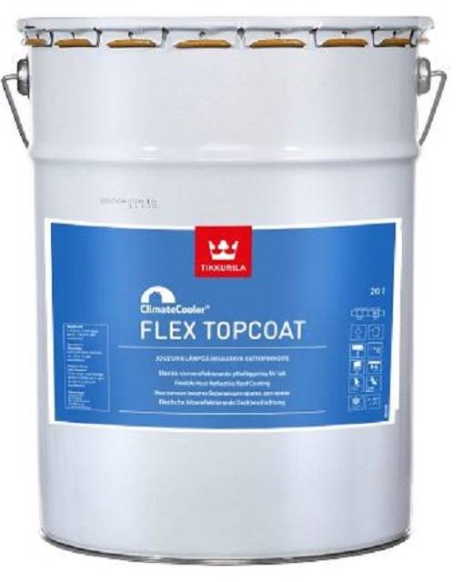 Climatecooler Flex Topcoat - heat reflecting coating