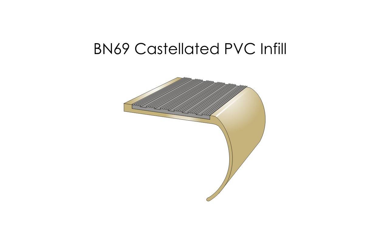 BN69 Brass Stair Nosings