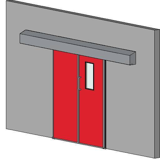 Semi Hermetic Bi Parting Sliding Door