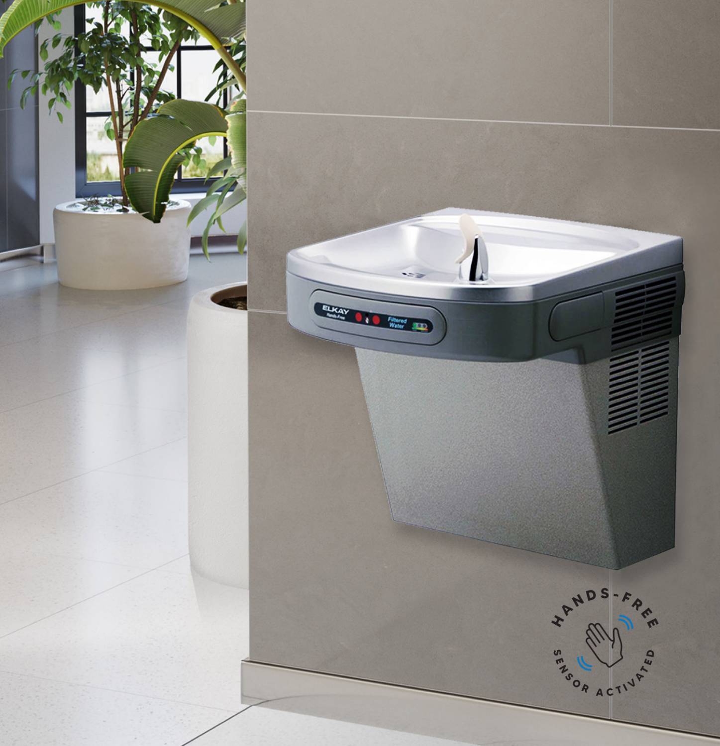 Elkay® Easy Touch Wall Mount Drinking Fountain