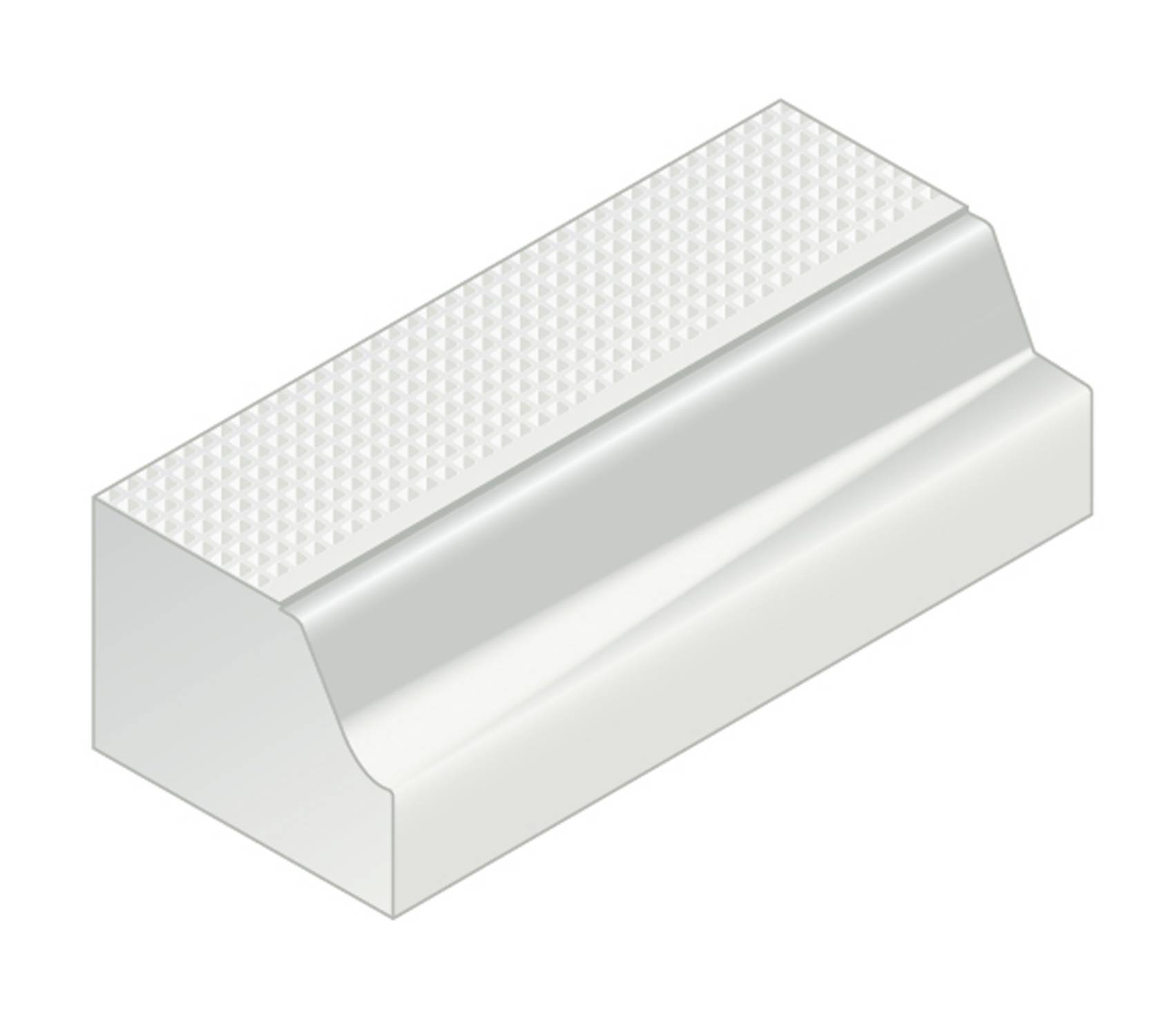 Kassel® Transition Kerb - 180 mm left hand