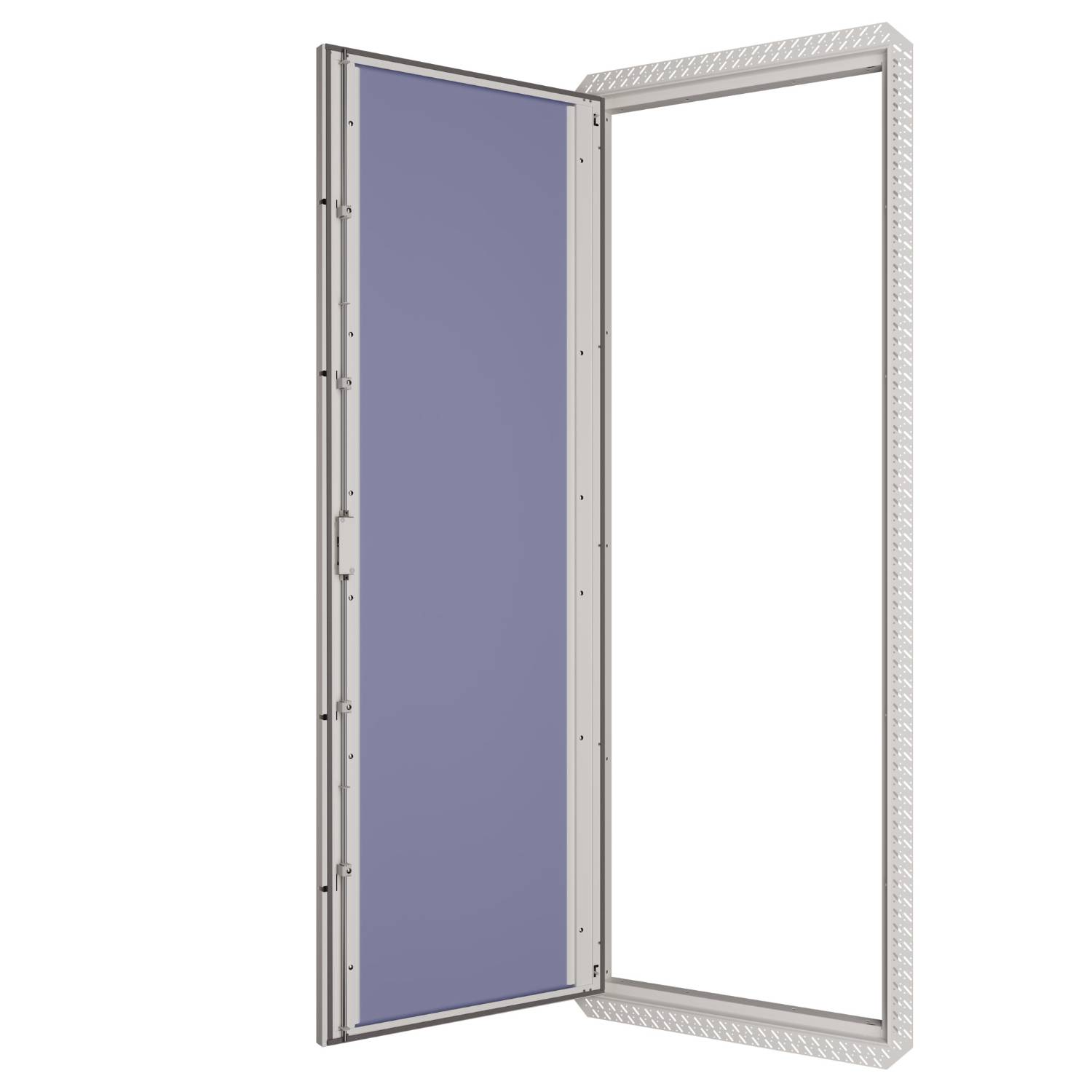 Metal Riser Door (Standard Range 57) - Beaded Frame - 90 Minutes Fire Rated - Smoke & Airtight Tested - 33dB Acoustic - Riser Door