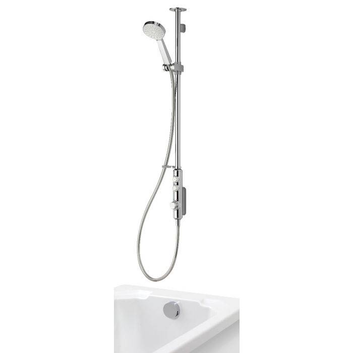 iSystem - Digital Concealed With Adjustable Head And Bath Overflow Filler