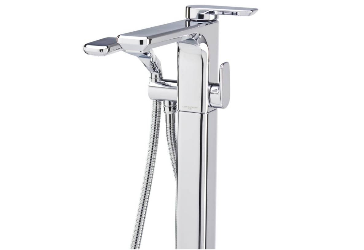 Hoxton Mono Thermostatic Freestanding Bath Shower Mixer Bath Shower Mixer Perrin & Rowe
