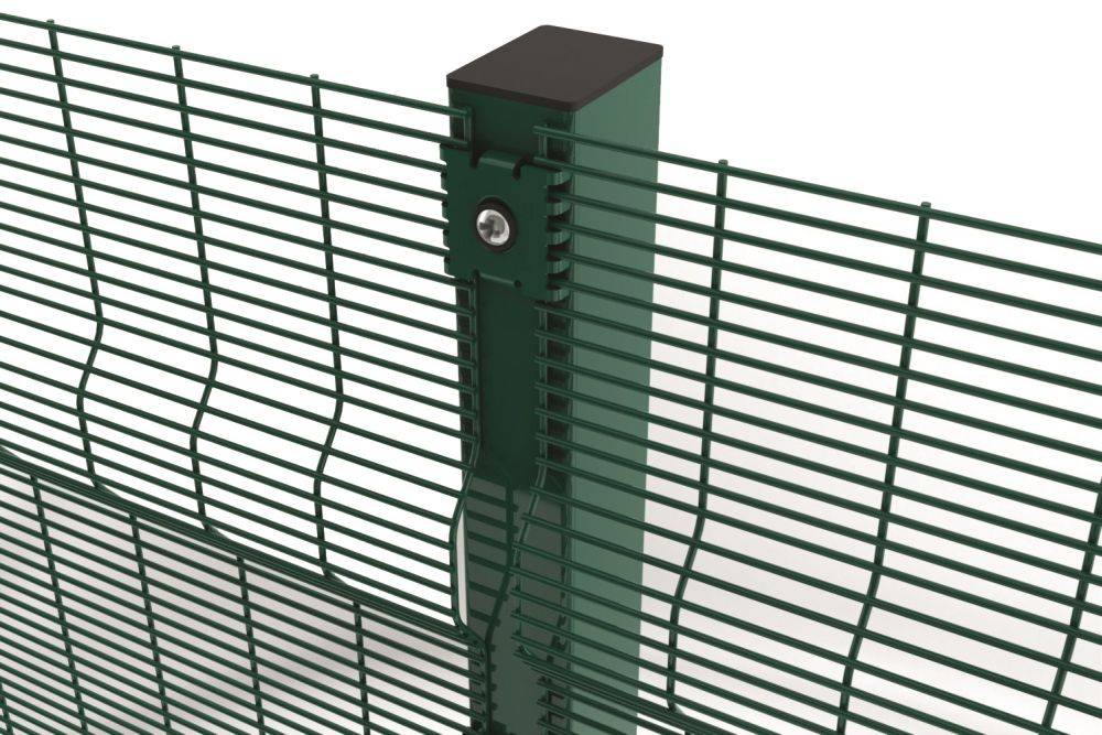 Securifor 3D + Bolt Spider Fixators - Metal Mesh Fence Panel